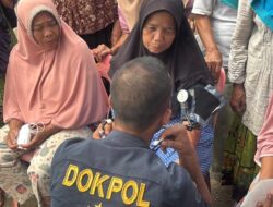 Polisi Layani Pengobatan Gratis bagi Warga Terdampak Bencana di Aceh Tamiang