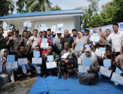Islamic Relief Serah Terima 22 Rumah Layak Huni dan Aman Gempa di Lhokseumawe