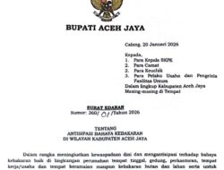 Bupati Aceh Jaya Keluarkan Surat Edaran Cegah Karhutla