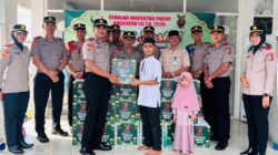 Siswa SIP Angkatan 55 Polda Aceh Salurkan Puluhan Paket Bansos ke Rumah Yatim