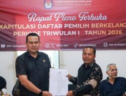 Bawaslu Aceh Jaya Kembali Awasi Pleno PDPB Triwulan I Tahun 2026