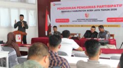 Dorong Lahirnya Kader Pengawas, Bawaslu Aceh Jaya Gelar Pendidikan Pengawas Partisipatif
