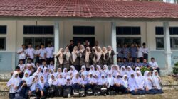 Siaga Bencana, Tagana Aceh Sosialisasi ke SMP Darun Nizham Aceh Jaya