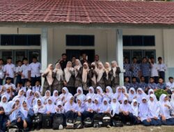 Siaga Bencana, Tagana Aceh Sosialisasi ke SMP Darun Nizham Aceh Jaya
