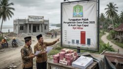 Tunggakan Pajak Pengelolaan Dana Desa 2025 di Aceh Jaya Capai Rp1 Miliar