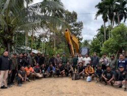Tim Gabungan Polres Aceh Jaya Amankan Excavator bersama 3 Diduga Pelaku Penambang Emas Ilegal