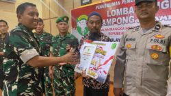 Gampong Suka Damai Juarai Lomba Hias Desa Kodim 0103 Aceh Utara