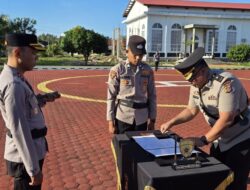 Kapolres Aceh Jaya Pimpin Sertijab Wakapolres, Kabagren dan Kasat Samapta