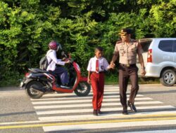 Pastikan Pelayanan Optimal, Kapolres Aceh Jaya Cek Strong Poin ke Jalan Raya