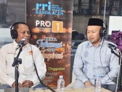 Ikut Dialog Interaktif, Bupati Aceh Jaya Bahas PORA XV di Studio RRI
