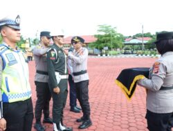 Kapolres Aceh Jaya Pimpin Apel Gelar Pasukan Operasi Patuh Seulawah 2026, Wujudkan Lalu Lintas Aman dan Tertib