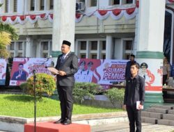 Sekda Aceh Jaya Pimpin Upcara Pengibaran Bendera Peringatan Hari Sumpah Pemuda