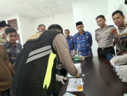 Sidak Aparatur Gampong, Seluruh Keuchik di Kecamatan Setia Bakti Jalani Tes Urine